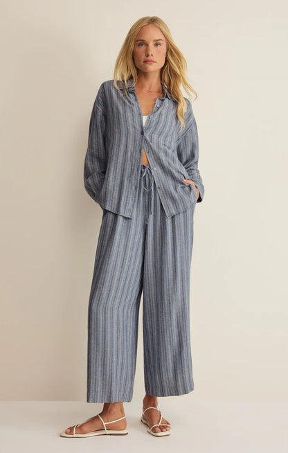 the PERFECT stripe button down