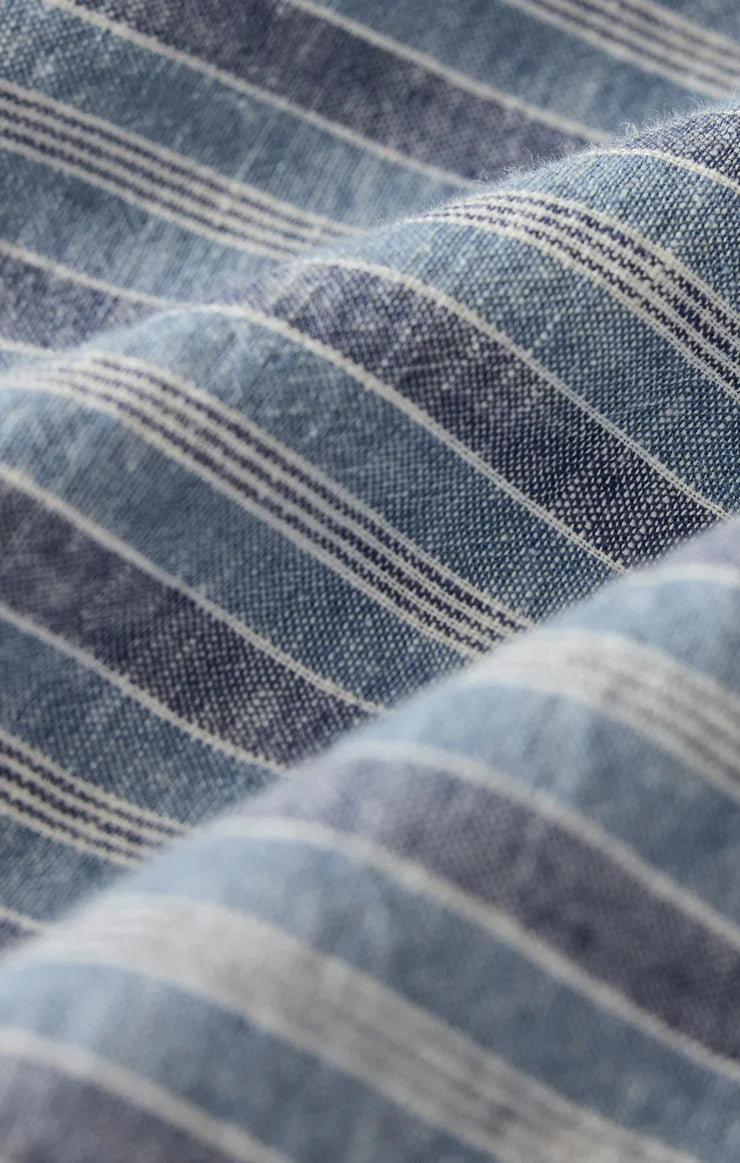 the PERFECT stripe button down