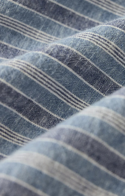 the PERFECT stripe button down