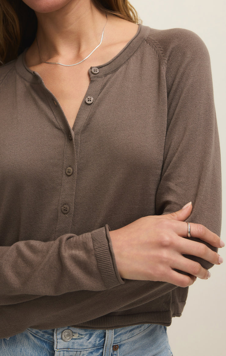 the PERFECT layer cardigan, perfectly taupe