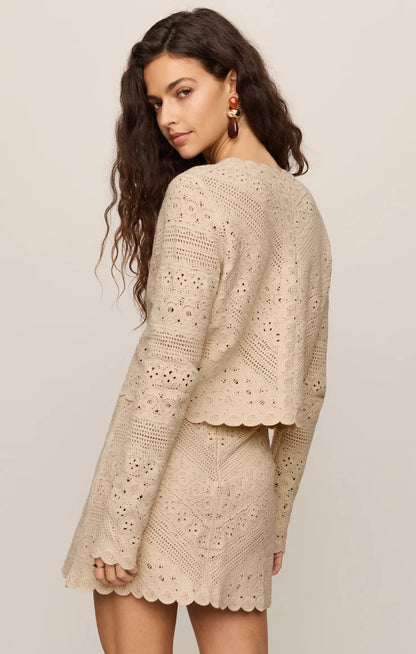 the CRESSA cardigan, natural