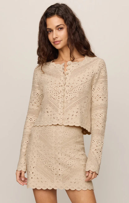 the CRESSA cardigan, natural