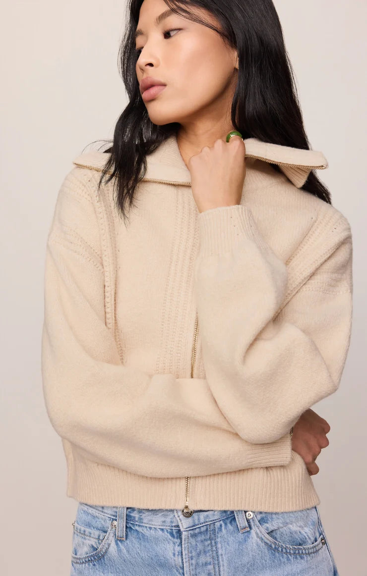 the SILVERLAKE cardigan, chalk