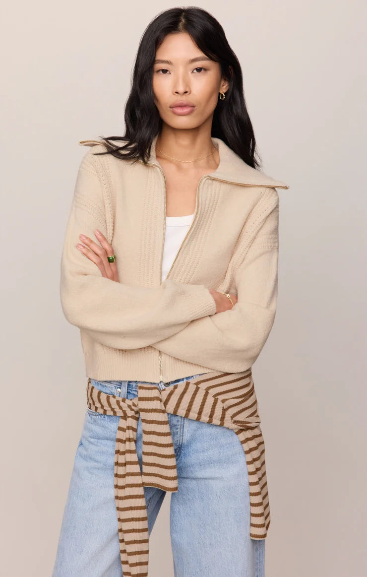the SILVERLAKE cardigan, chalk