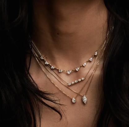 the SOLITAIRE necklace collection