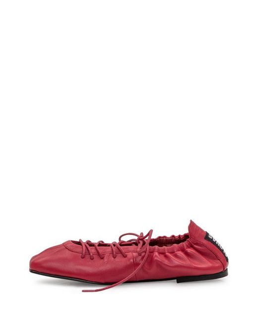 the AURELINE ballet flats, red