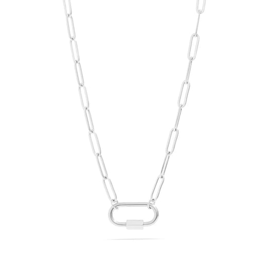 the PAPERCLIP necklace, silver