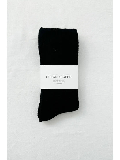 the CLOUD socks, black