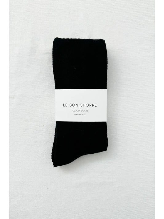 the CLOUD socks, black
