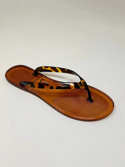 the JELLY sandal, tortoise