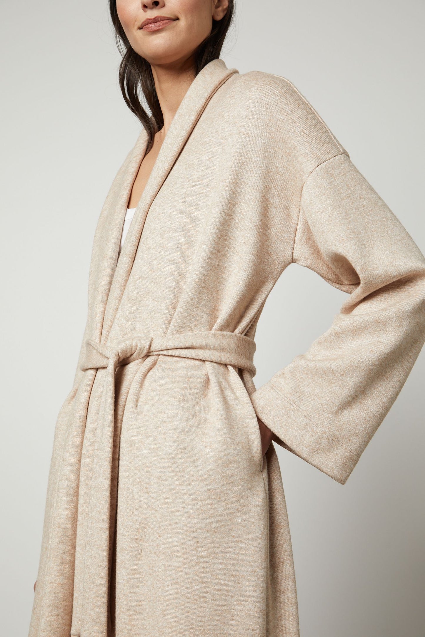 The PATRICIA Cardigan, Oat