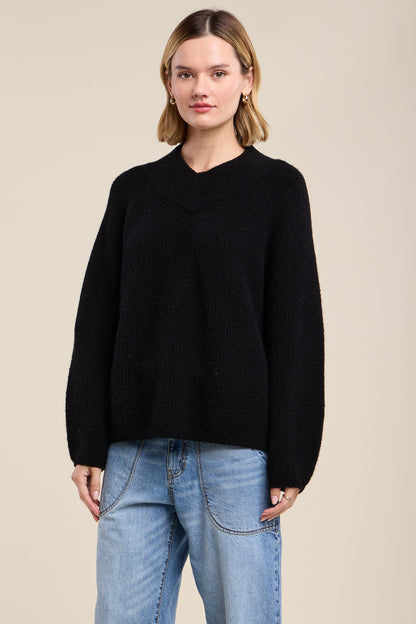the MINA knit, black