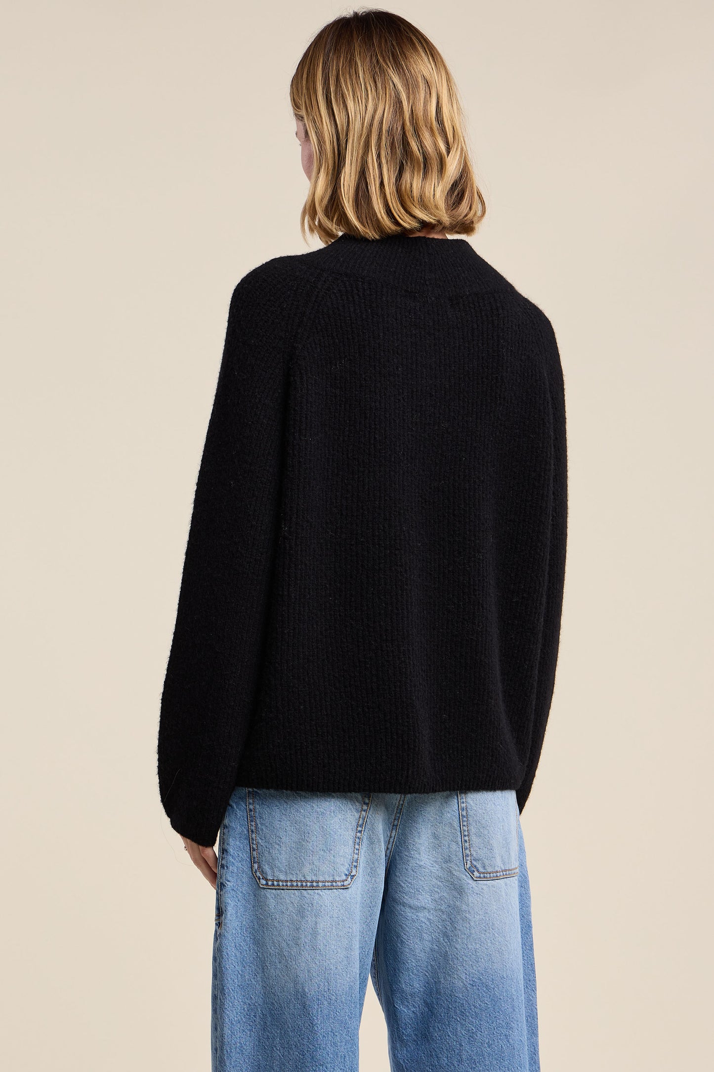 the MINA knit, black