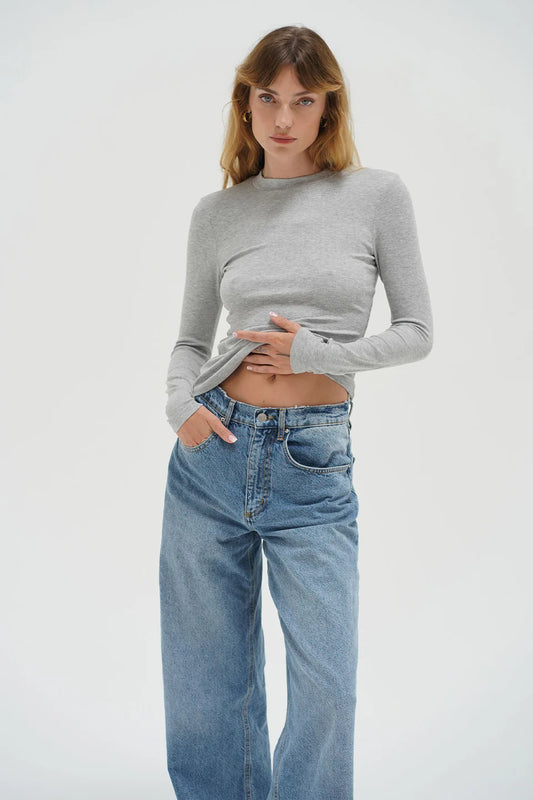 the DALSTON crew, heather grey