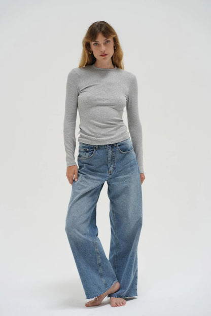 the DALSTON crew, heather grey