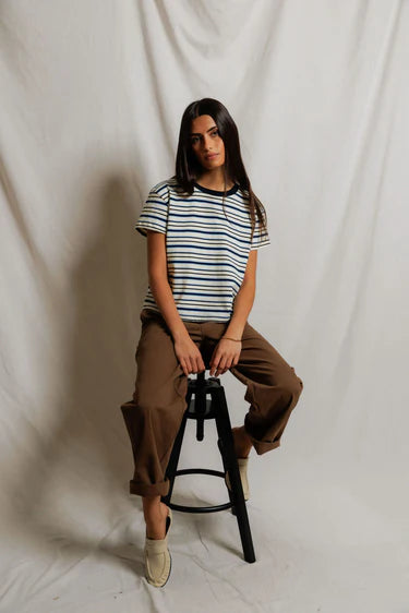 the DAWN, navy pacific stripe