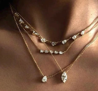 the SOLITAIRE necklace collection