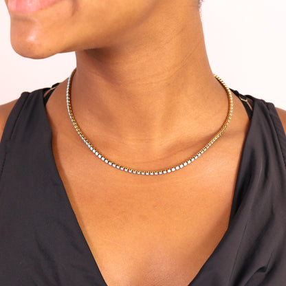 the TURQUOISE tennis necklace