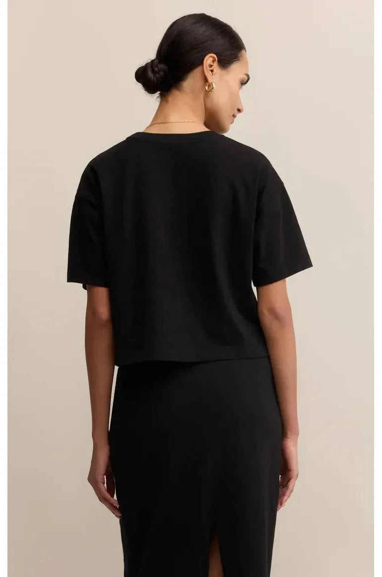 the ON THE GO tee, true black