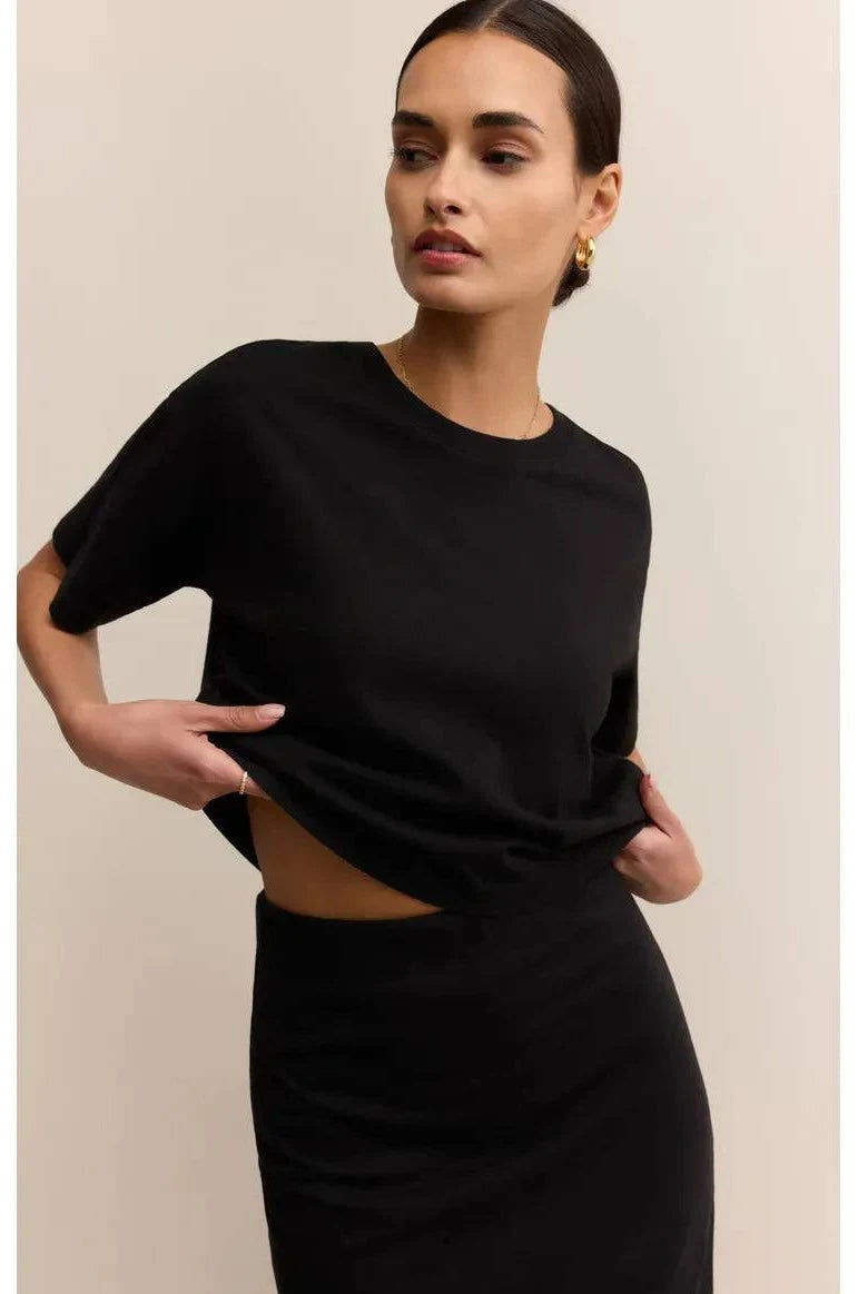 the ON THE GO tee, true black