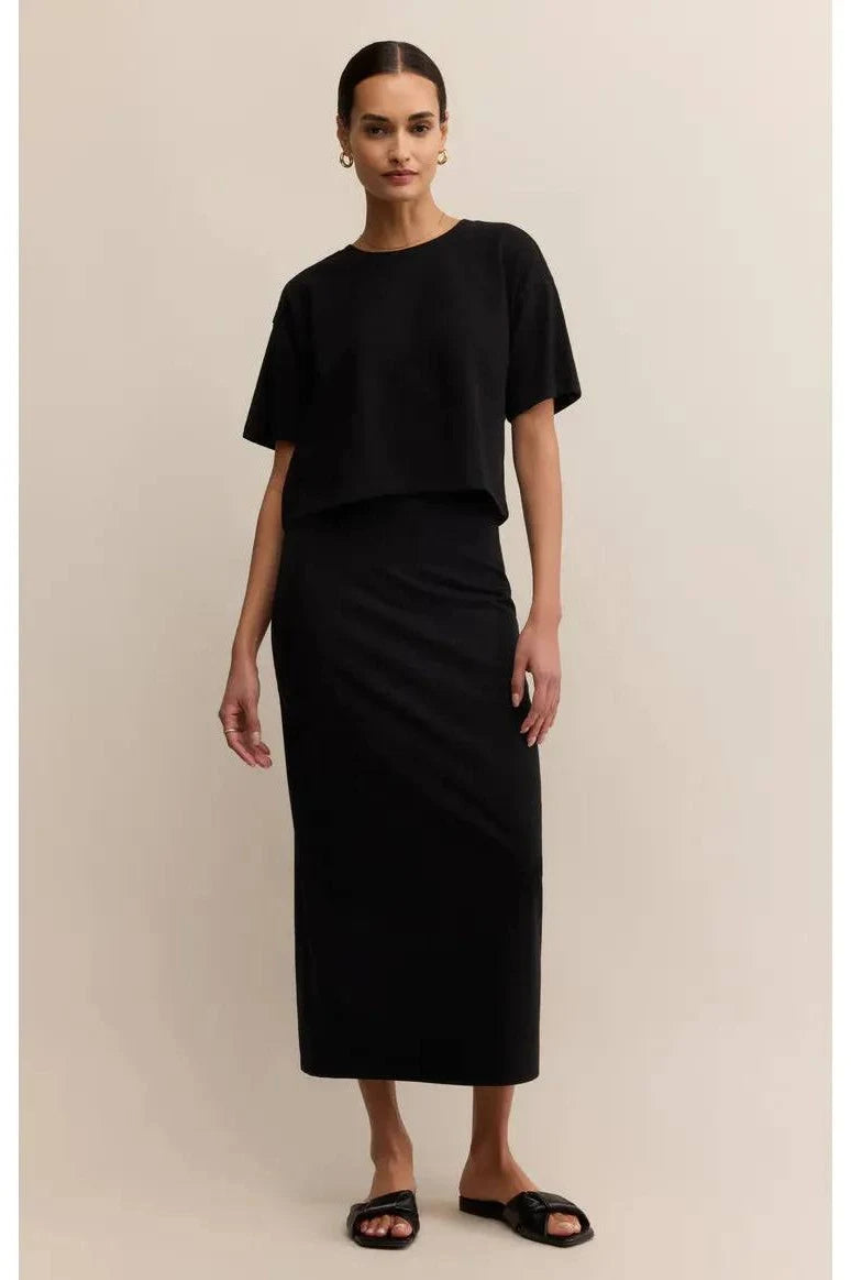 the ON THE GO tee, true black