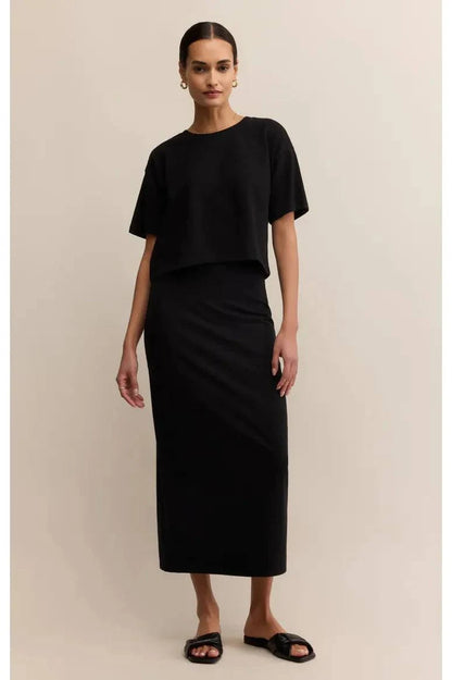 the ON THE GO tee, true black
