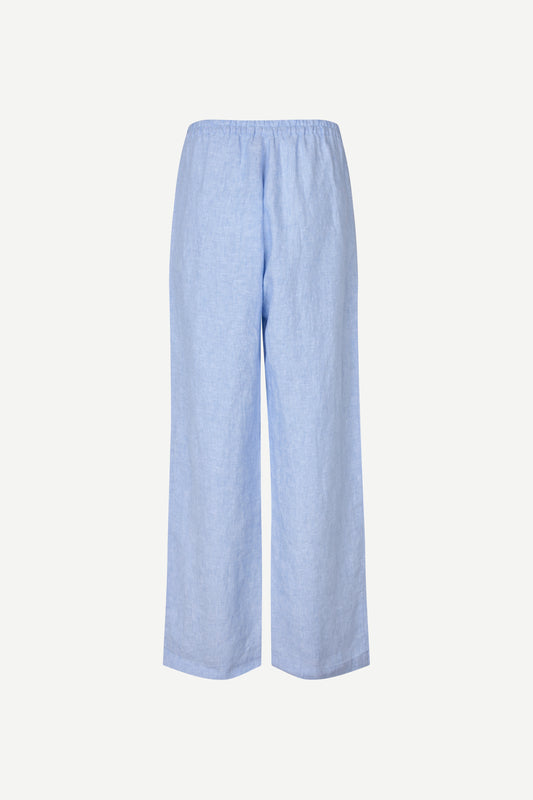 the SATOVES trousers, bel air blue melange
