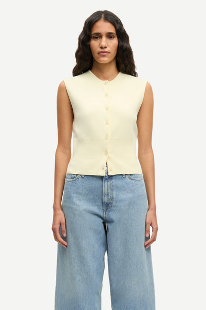 the SAANNE top, ethereal green