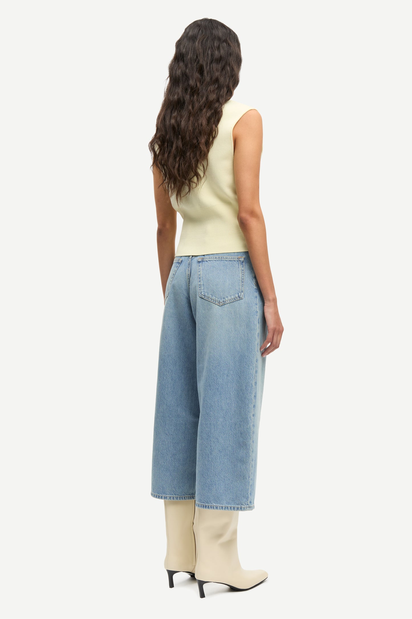 the SAANNE top, ethereal green