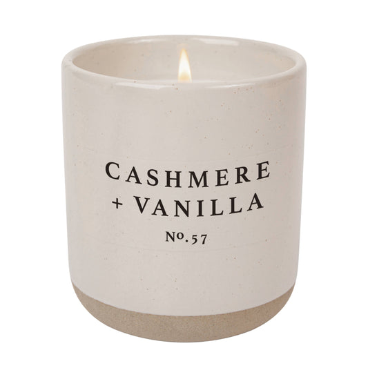 The CASHMERE + VANILLA, 12oz Soy Candle