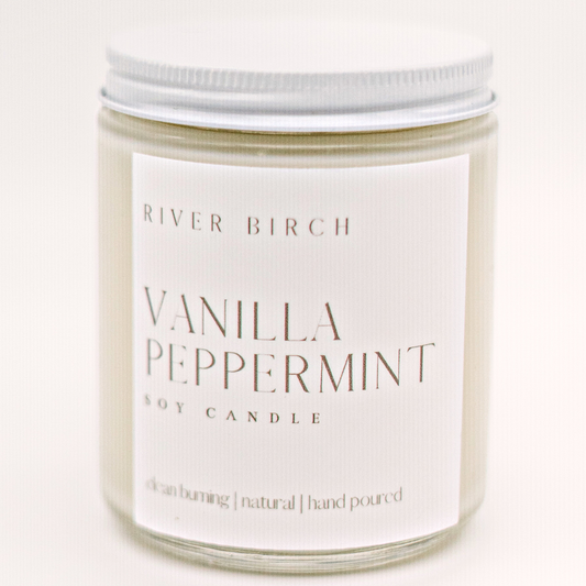 The VANILLA PEPPERMINT Candle