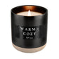 The WARM + COZY 12oz Soy Candle