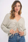 The AS IF Ruched Longsleeve